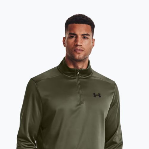 Under Armour Armour Fleece 1/4 Zip green мъжки суитшърт за тренировки 1373358