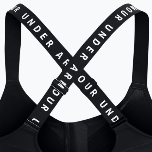 Under Armour Infinity High Bra Фитнес сутиен с цип черен 1373860