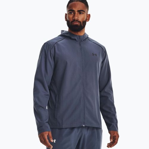 Мъжко яке за бягане Under Armour Storm Run с качулка Blue 1376795