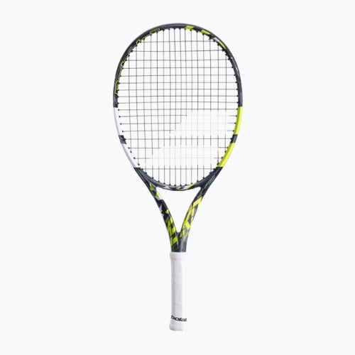 Детска тенис ракета Babolat Pure Aero Junior 25 сиво-жълта 140468