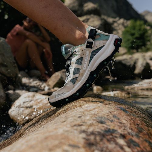 Дамски обувки за вода Salomon Techamphibian 5, сиви L47117100