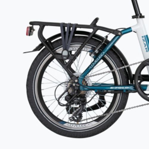 LOVELEC Izar 12Ah сгъваем електрически велосипед бял B400369