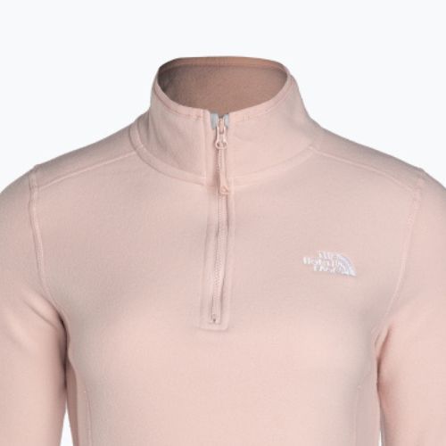 Флийс потник за жени The North Face 100 Glacier 1/4 Zip pink NF0A5IHNLK61