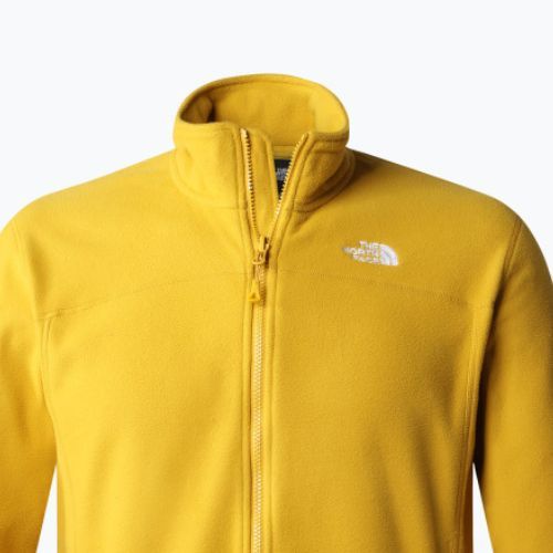 Мъжки поларен суитшърт The North Face 100 Glacier FZ yellow NF0A5IHQH9D1