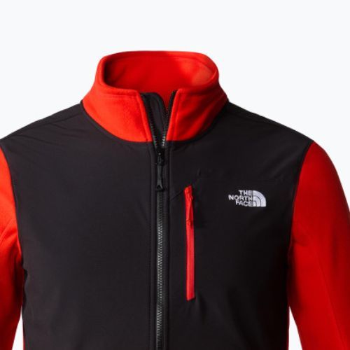 Мъжки суитшърт за трекинг The North Face Glacier Pro FZ red NF0A5IHSWU51