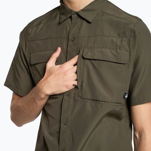 Мъжка туристическа риза The North Face Sequoia SS green NF0A4T1921L1