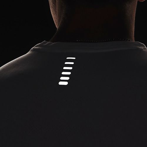 Мъжка тениска за бягане Under Armour Seamless Stride бяла 1375692