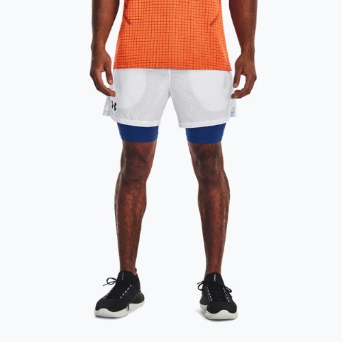 Мъжки шорти за тренировка Under Armour Vanish Wvn 2In1 Vent Sts, бели 1376783