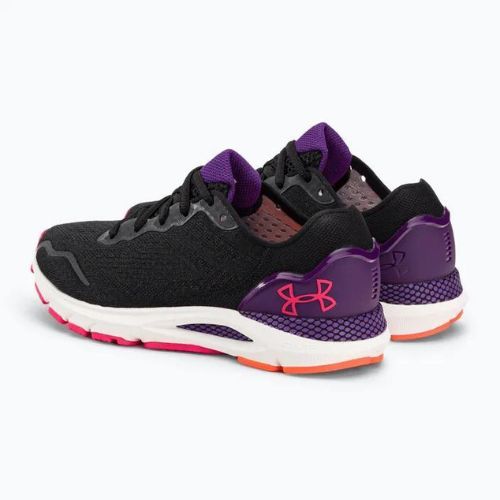 Under Armour дамски обувки за бягане W Hovr Sonic 6 black / galaxy purple / pink shock 3026128