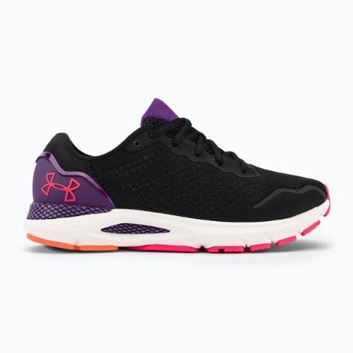 Under Armour дамски обувки за бягане W Hovr Sonic 6 black / galaxy purple / pink shock 3026128