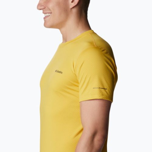 Мъжка риза за трекинг Columbia Zero Rules жълта 1533313742