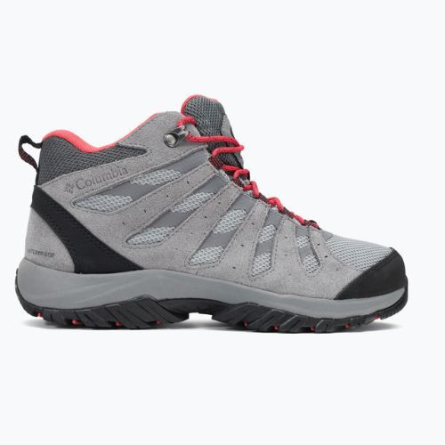Дамски ботуши за трекинг Columbia Redmond III Mid Wp steam/red coral