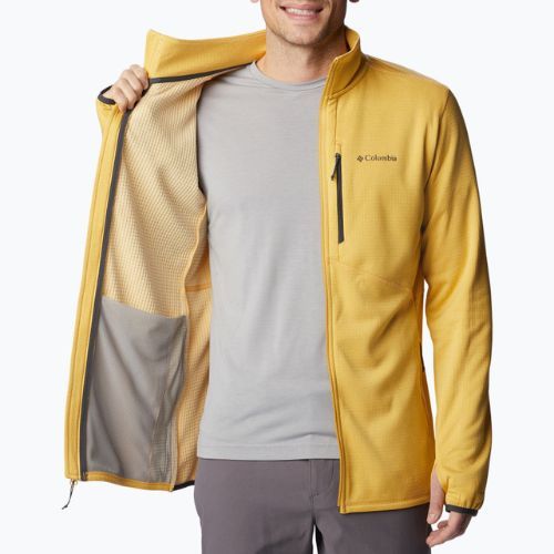 Мъжки суитшърт за трекинг Park View Fleece FZ yellow 1952222