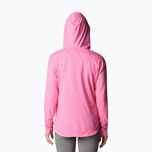 Дамски суитшърт за трекинг на Columbia Sun Trek EU Hooded Pullover pink 1981541656