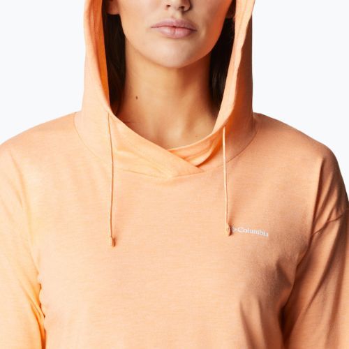 Дамски суитшърт за трекинг на Columbia Sun Trek EU Hooded Pullover orange 1981541