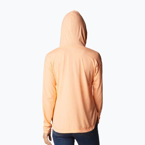 Дамски суитшърт за трекинг на Columbia Sun Trek EU Hooded Pullover orange 1981541