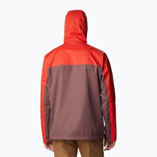 Мъжко дъждобранно яке Columbia Hikebound червено 1988621839