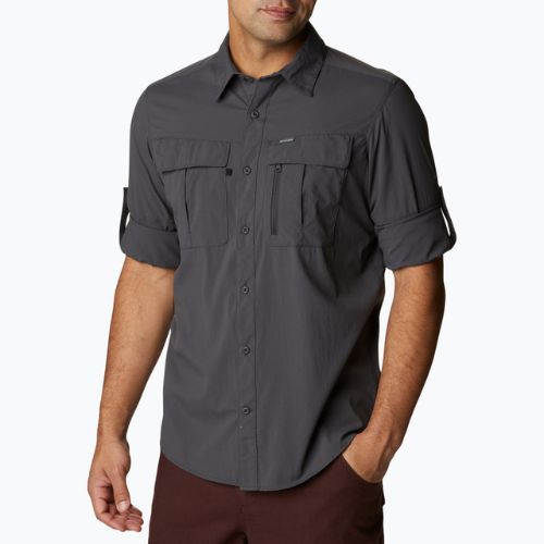 Columbia Newton Ridge II LS тъмно сива мъжка риза 2012971