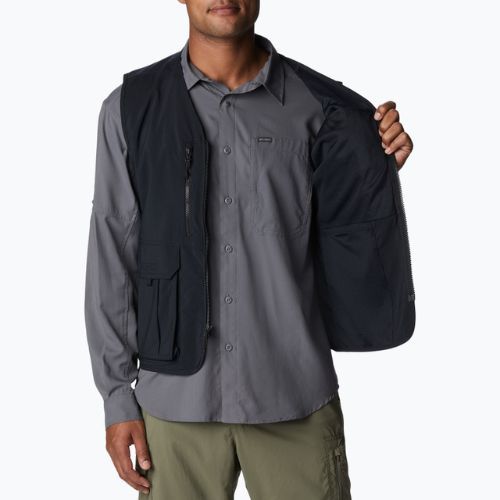 Мъжка туристическа жилетка Columbia Silver Ridge Utility black 2030733