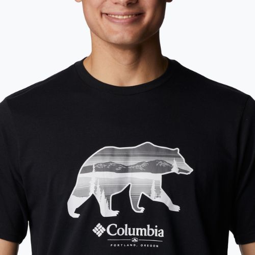 Columbia Rockaway River Graphic мъжка риза за трекинг черна 2036401