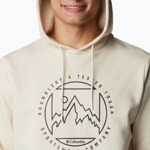 Columbia CSC Graphic Hoodie мъжки суитшърт за трекинг бежов 2040621