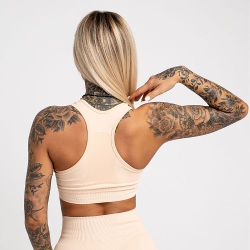 Gym Glamour Compress Almond 464 фитнес сутиен