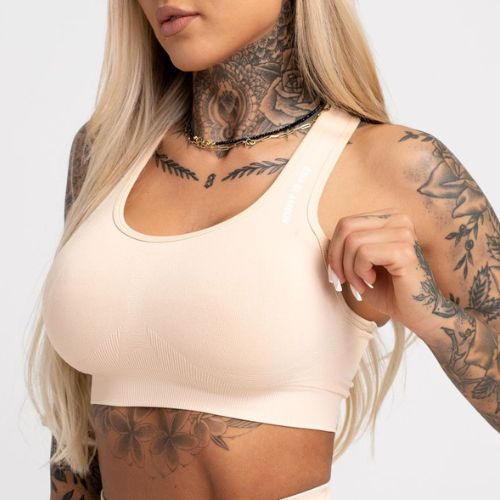 Gym Glamour Compress Almond 464 фитнес сутиен