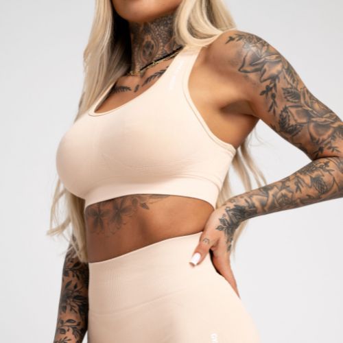 Gym Glamour Compress Almond 464 фитнес сутиен