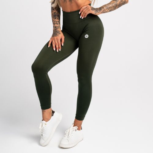 Дамски клинове за тренировка Gym Glamour Flexible Khaki 430