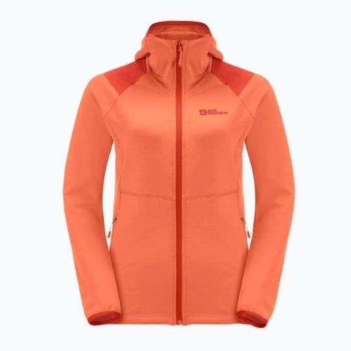 Jack Wolfskin дамско яке за трекинг Kolbenberg с качулка FZ orange 1711071