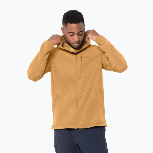 Мъжки потник Jack Wolfskin Modesto Трекинг с качулка yellow 1706493