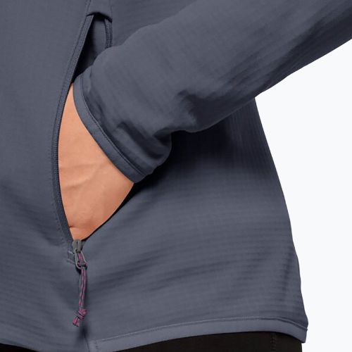 Jack Wolfskin дамско яке за трекинг Peak Grid Fleece сиво 1710351