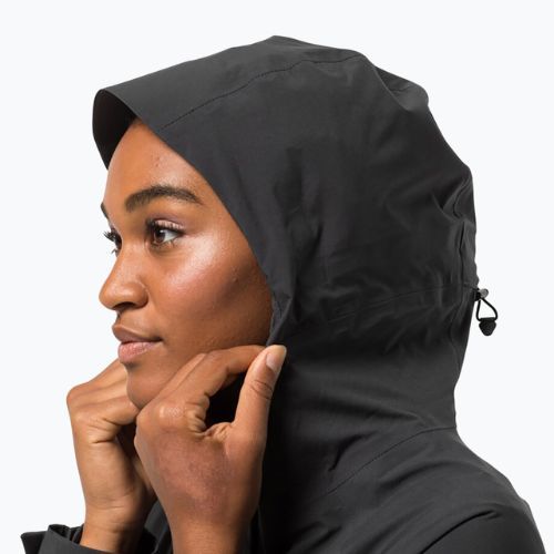 Jack Wolfskin дамско дъждобранно яке Goldgewann Parka black 1115731_6350_002