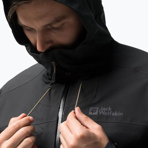 Мъжко дъждобранно яке Kammweg 3L Jkt M phantom на Jack Wolfskin