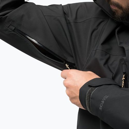 Мъжко дъждобранно яке Kammweg 3L Jkt M phantom на Jack Wolfskin