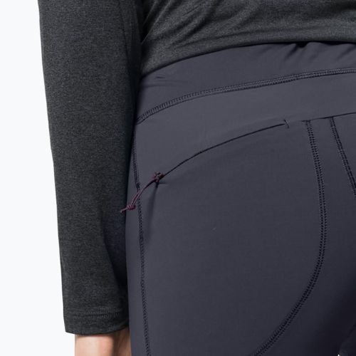 Дамски гамаши за трекинг Jack Wolfskin Salmaser Tights сив 1507781
