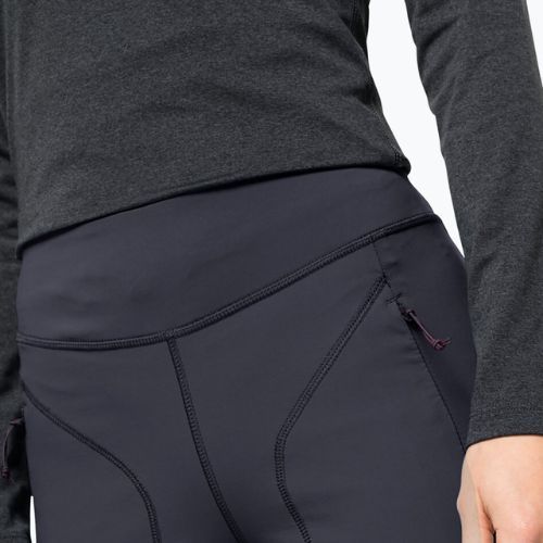 Дамски гамаши за трекинг Jack Wolfskin Salmaser Tights сив 1507781