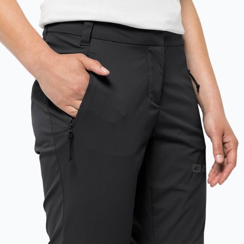 Jack Wolfskin дамски софтшел панталон Glastal Zip Off black 1508151_6000_042