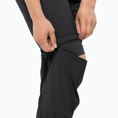 Jack Wolfskin дамски софтшел панталон Glastal Zip Off black 1508151_6000_042