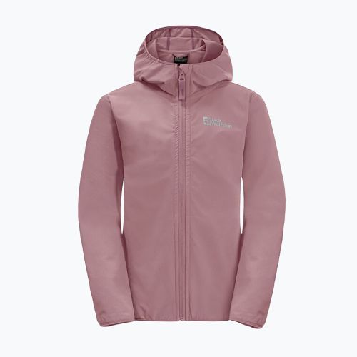 Детско софтшел яке Jack Wolfskin Solyd розово 1609821