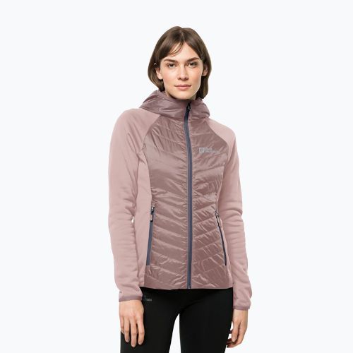 Jack Wolfskin дамско яке Routeburn Pro Hybrid розово 1710861