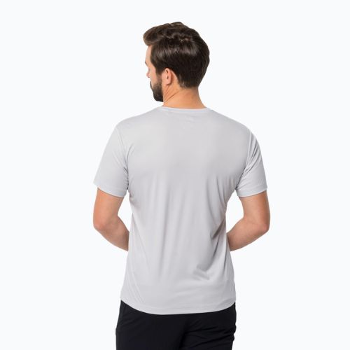 Мъжка тениска за трекинг Jack Wolfskin Peak Graphic white 1807183