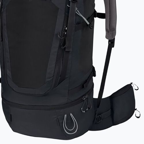 Jack Wolfskin Highland Trail 55+5 раница за трекинг черна 2010091