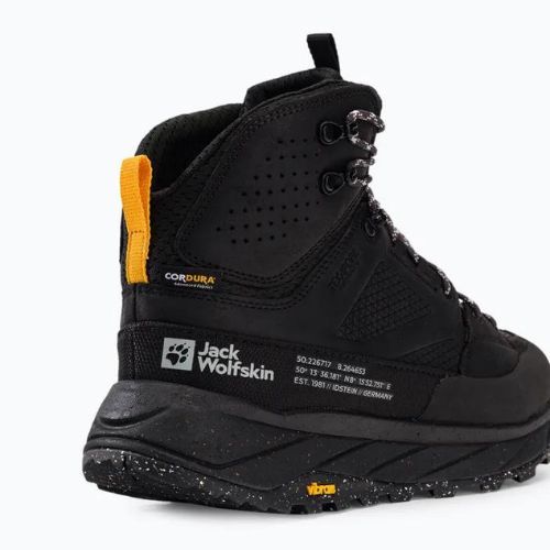 Мъжки ботуши за трекинг Terraquest Texapore Mid black на Jack Wolfskin