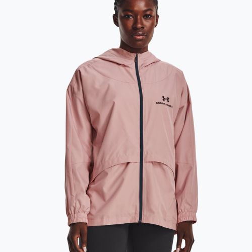 Тренировъчно яке за жени Under Armour Rush Woven Nov pink