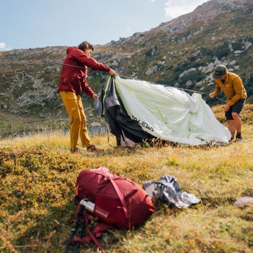 Salewa Litetrek III 3-местна палатка за трекинг сива 00-0000005623