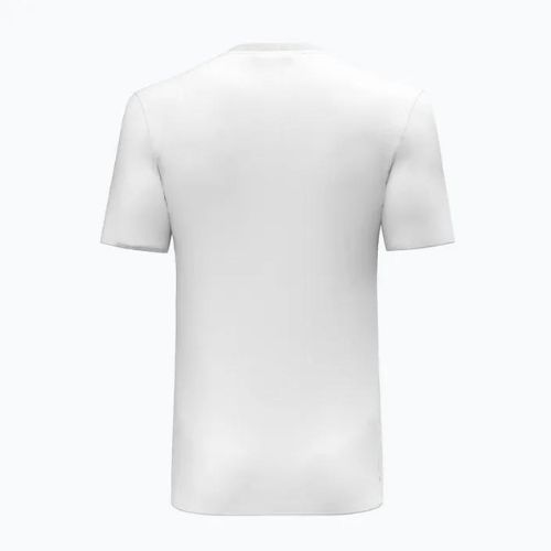 Мъжка тениска за трекинг Salewa Solidlogo Dry бяла 00-0000027018