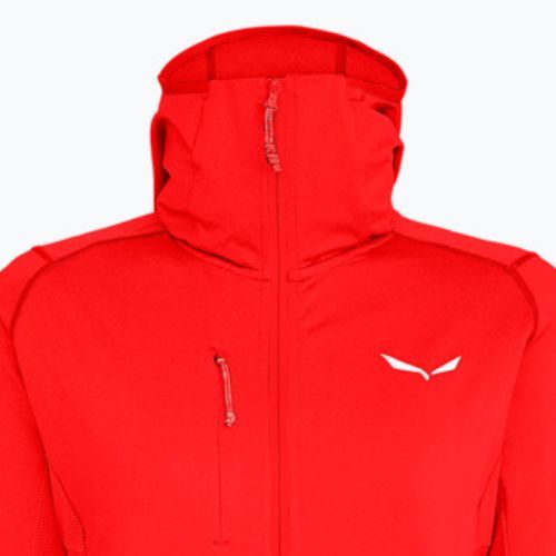 Salewa дамски полар Agner Hybrid PL/DST FZ Hoody червен 00-0000027372