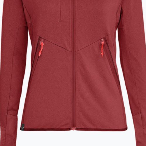 Salewa дамски полар Agner Hybrid PL/DST FZ Hoody тъмно червен 00-0000027372