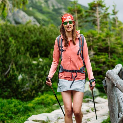 Salewa Puez Hybrid PL FZ Hoody дамски поларен суитшърт светлорозов 00-0000027389